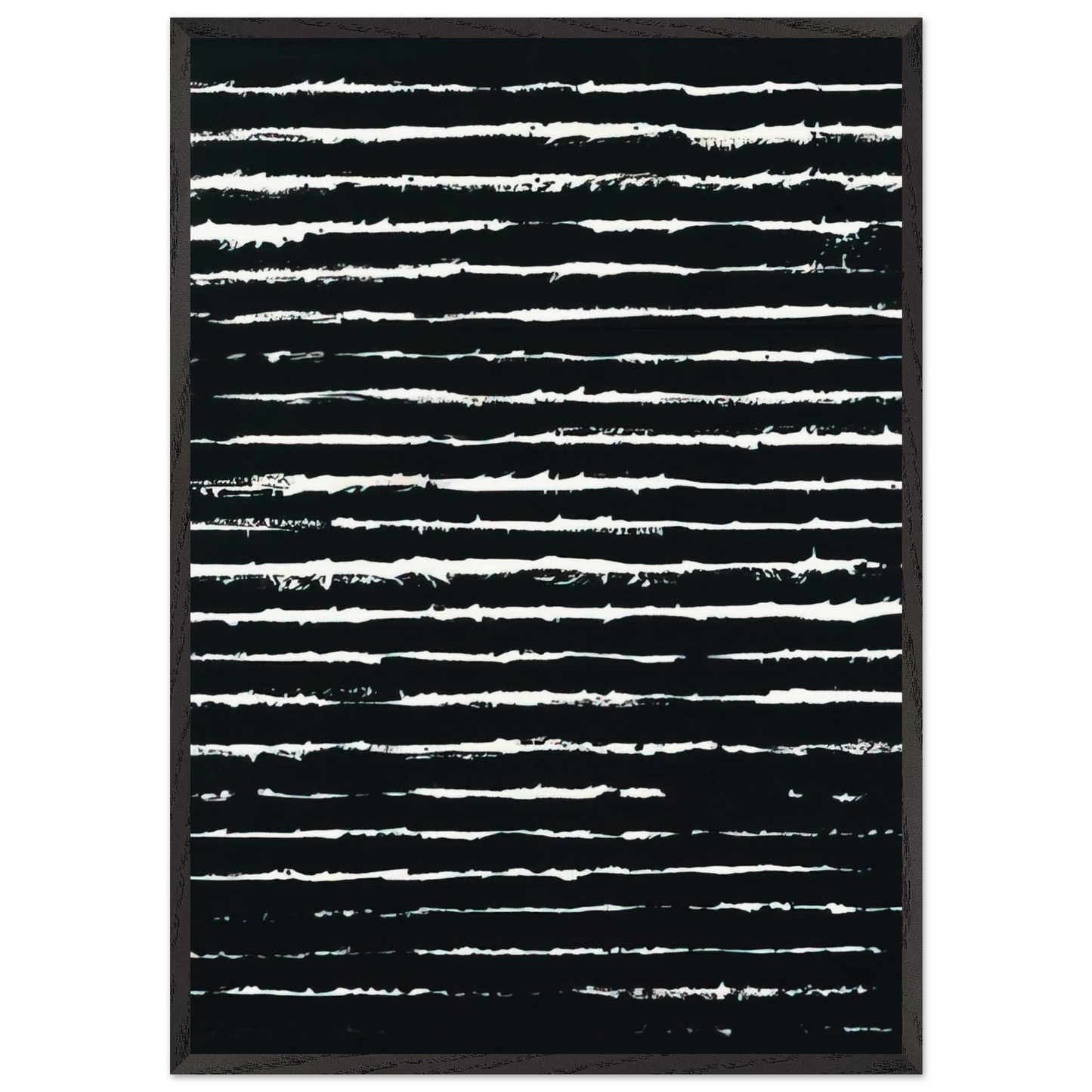 Peinture 243 x 181 cm 26 juin 1999 - 1999 - Pierre Soulages 70x100 cm / 28x40 inches Framed Art Print – Black Wooden Frame