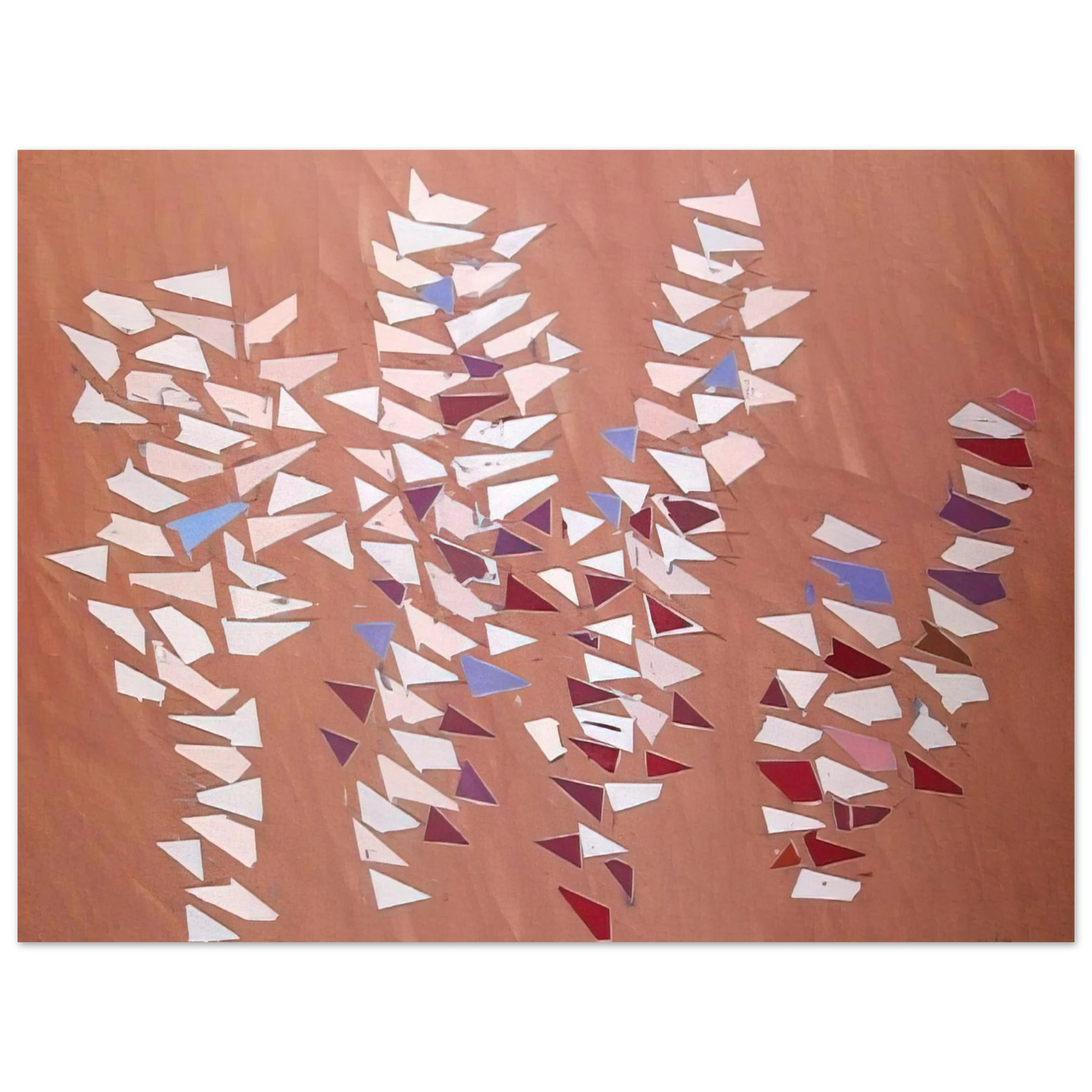 Robert Goodnough - On Gray Pink - 1988 75x100 cm / 30x40inches Fine Art Poster
