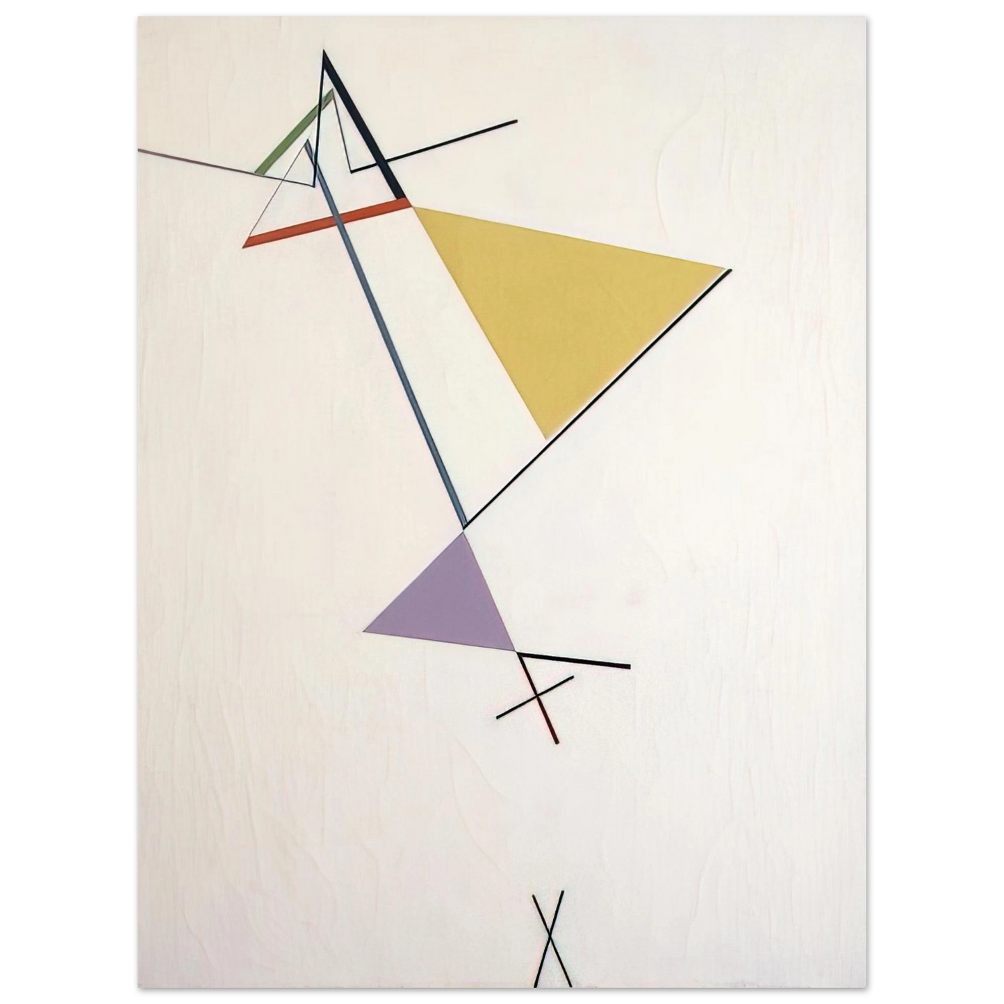 Tomas Maldonado - Desarrollo del triángulo - 1951 75x100 cm / 30x40inches Fine Art Poster