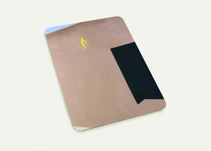 Patio Door with Green Leaf By Georgia O'Keeffe Pack of 10 Post Cards | Georgia O'Keeffe Post Cards | A6 (10.5 x 14.8 cm) - 4.1 x 5.8 inches