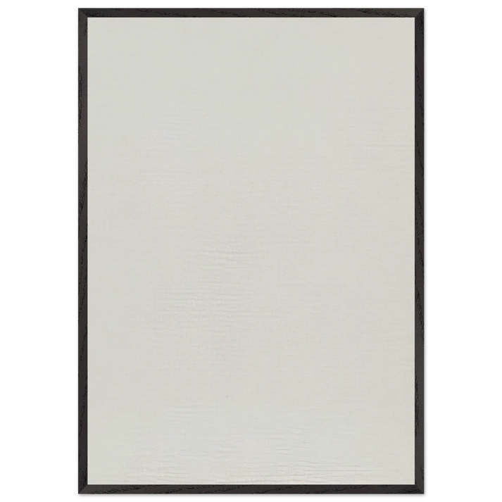 Twin - 1966 - Robert Ryman 70x100 cm / 28x40 inches Framed Art Print – Black Wooden Frame