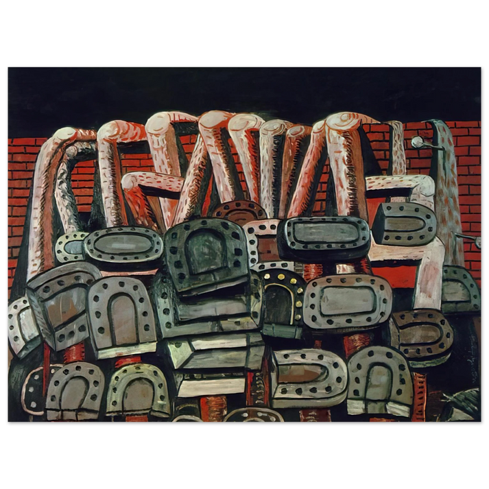 Philip Guston - ANCIENT WALL 75x100 cm / 30x40inches Fine Art Poster