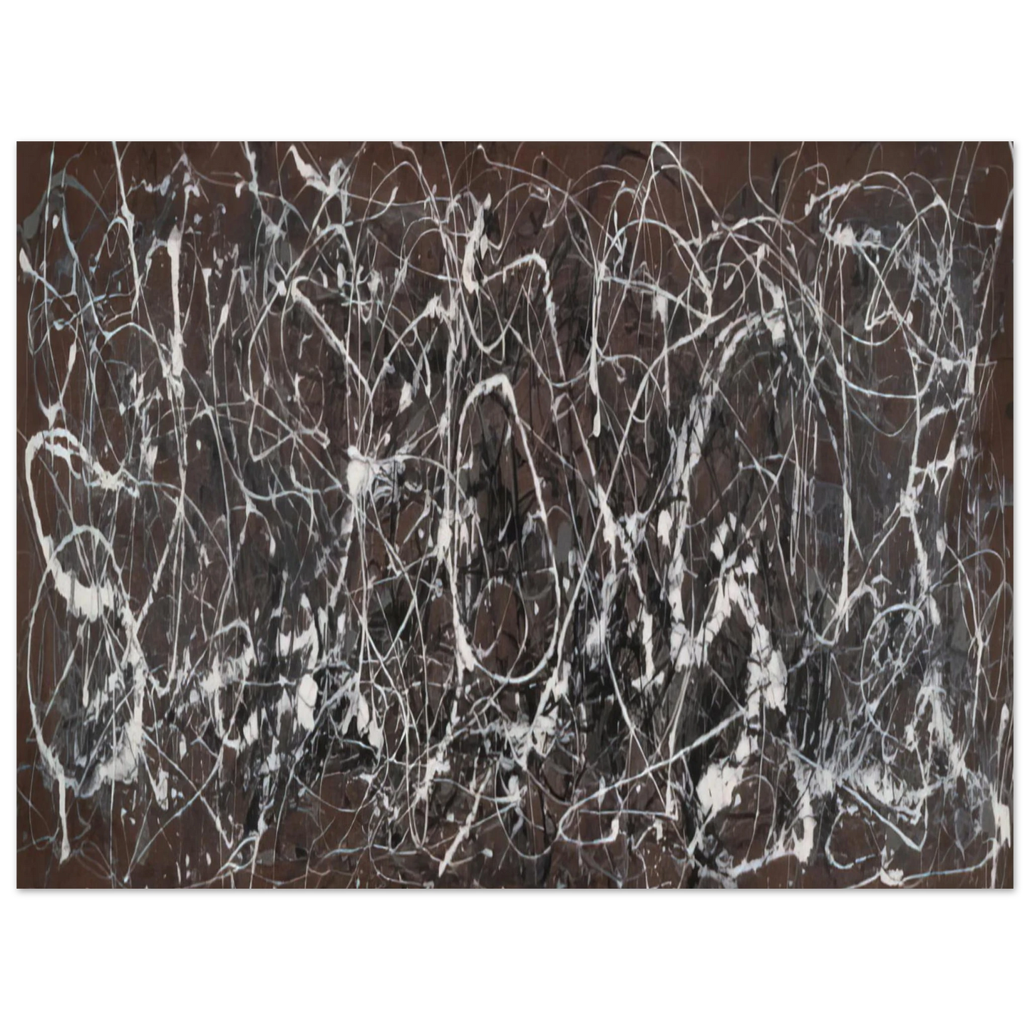 Jackson Pollock - NUMBER 13A ARABESQUE 1948 75x100 cm / 30x40inches Fine Art Poster