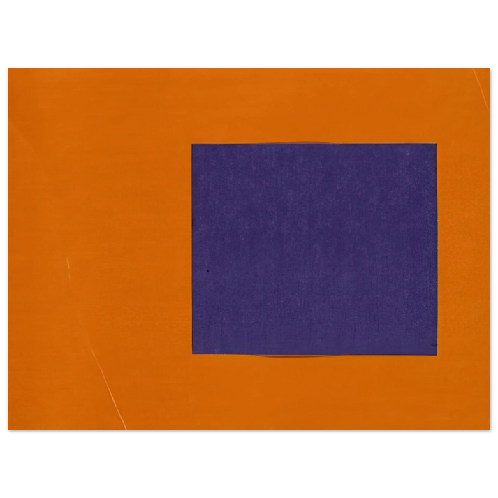 Ellsworth Kelly - Purple and Orange from the series Line Form Color 75x100 cm / 30x40inches Fine Art Poster