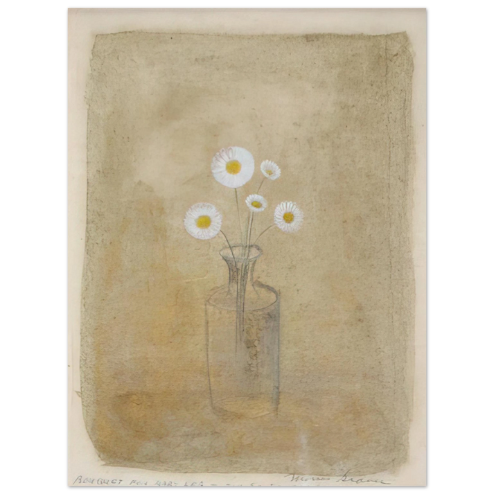 Morris Graves - Bouquet for Mary Lea - 1957 75x100 cm / 30x40inches Fine Art Poster
