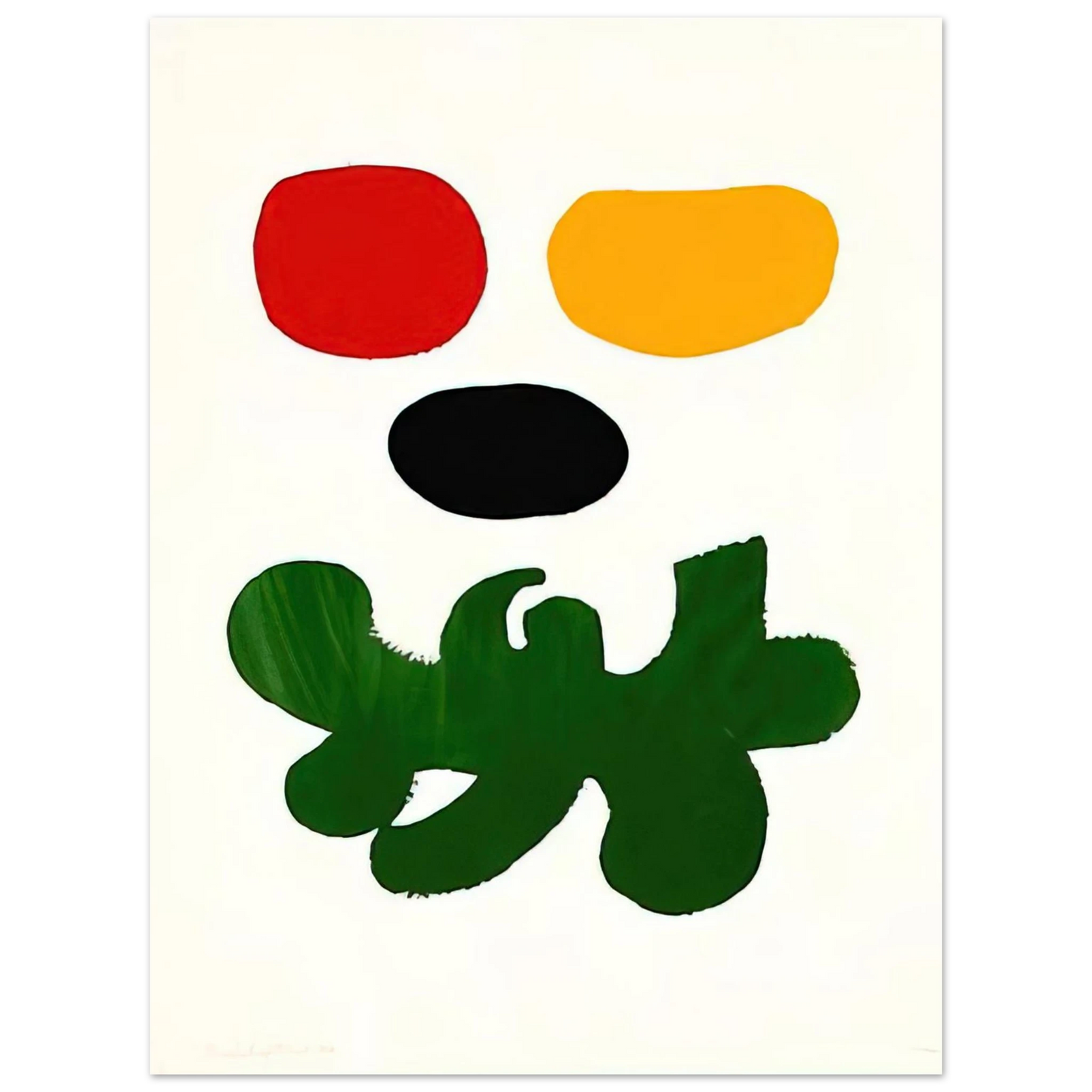 Adolph Gottlieb - Levitation - 1969 75x100 cm / 30x40inches Fine Art Poster