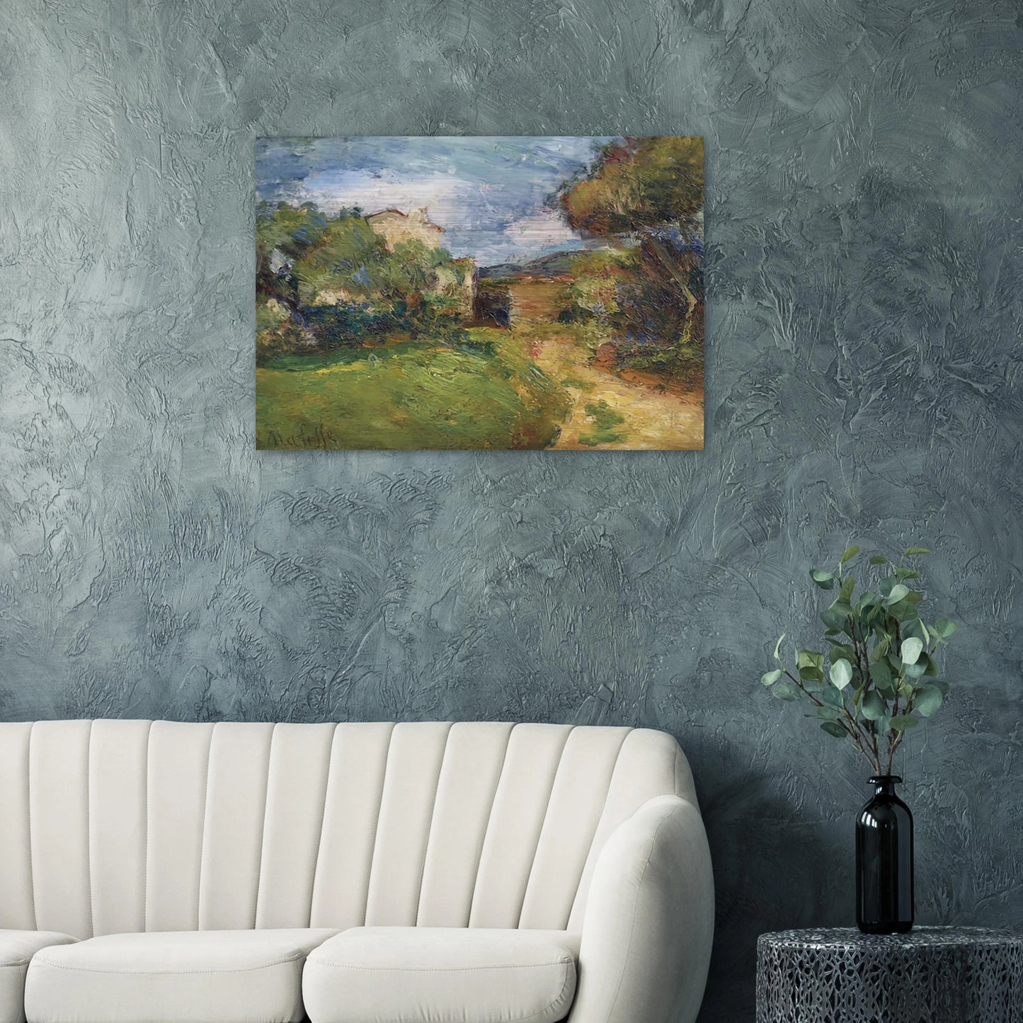 PETIT PAYSAGE CORSE 1898 - Henri Matisse Brushed Aluminum Print - 70x100 cm / 28x40 inches | Henri Matisse Aluminum Print | Henri Matisse Prints