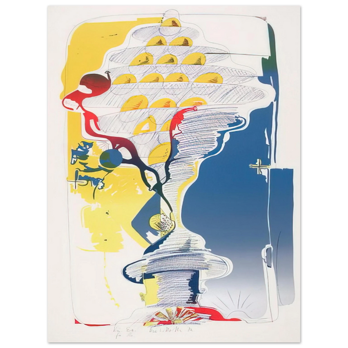 Dieter Roth - By the Sea, from Behind - 1972 75x100 cm / 30x40inches Fine Art Poster