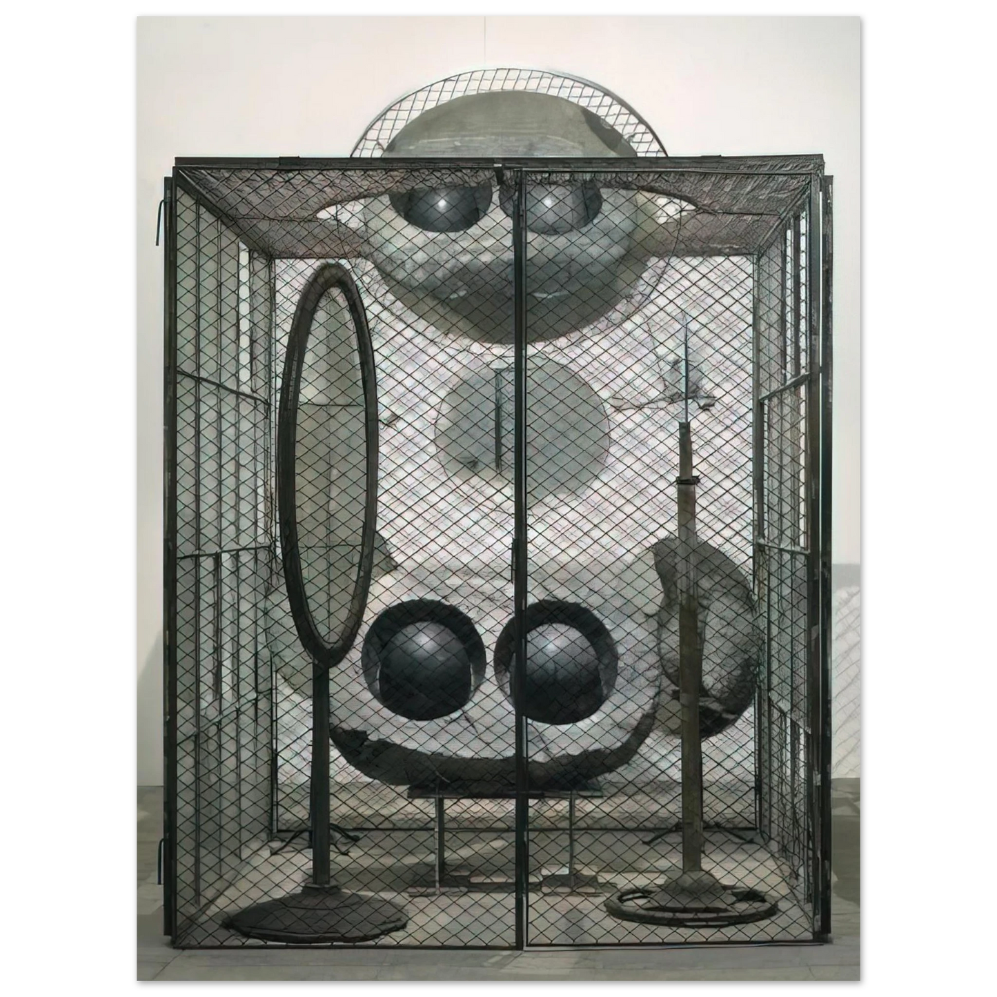 Louise Bourgeois - CELL EYES AND MIRRORS 1993 75x100 cm / 30x40inches Fine Art Poster