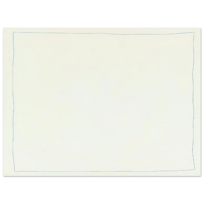Robert Ryman - Bent Line Drawing - Minimalism 75x100 cm / 30x40inches Fine Art Poster