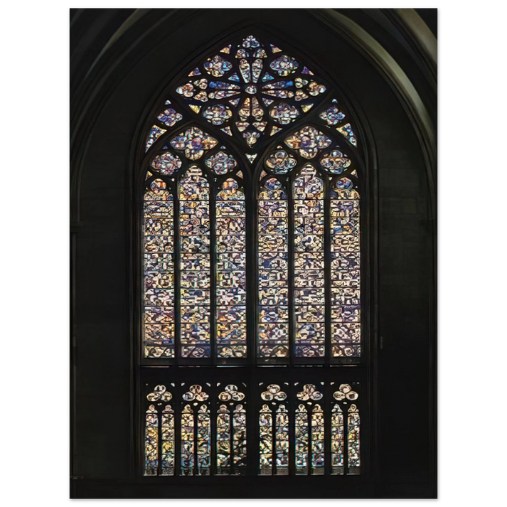 Gerhard Richter - COLOGNE CATHEDRAL WINDOW 2007 75x100 cm / 30x40inches Fine Art Poster