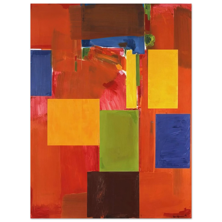 Hans Hofmann - Sanctum Sanctorum 75x100 cm / 30x40inches Fine Art Poster