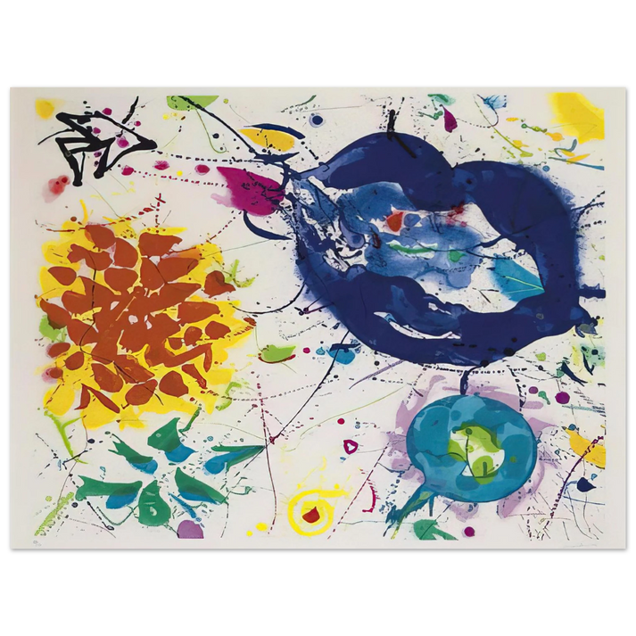 Sam Francis - Senza Titolo III 75x100 cm / 30x40inches Fine Art Poster