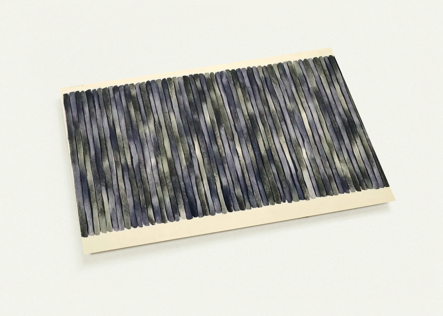 Adam's Rib - 1980 By Gene Davis Pack of 10 Post Cards | Gene Davis Post Cards | A6 (10.5 x 14.8 cm) - 4.1 x 5.8 inches