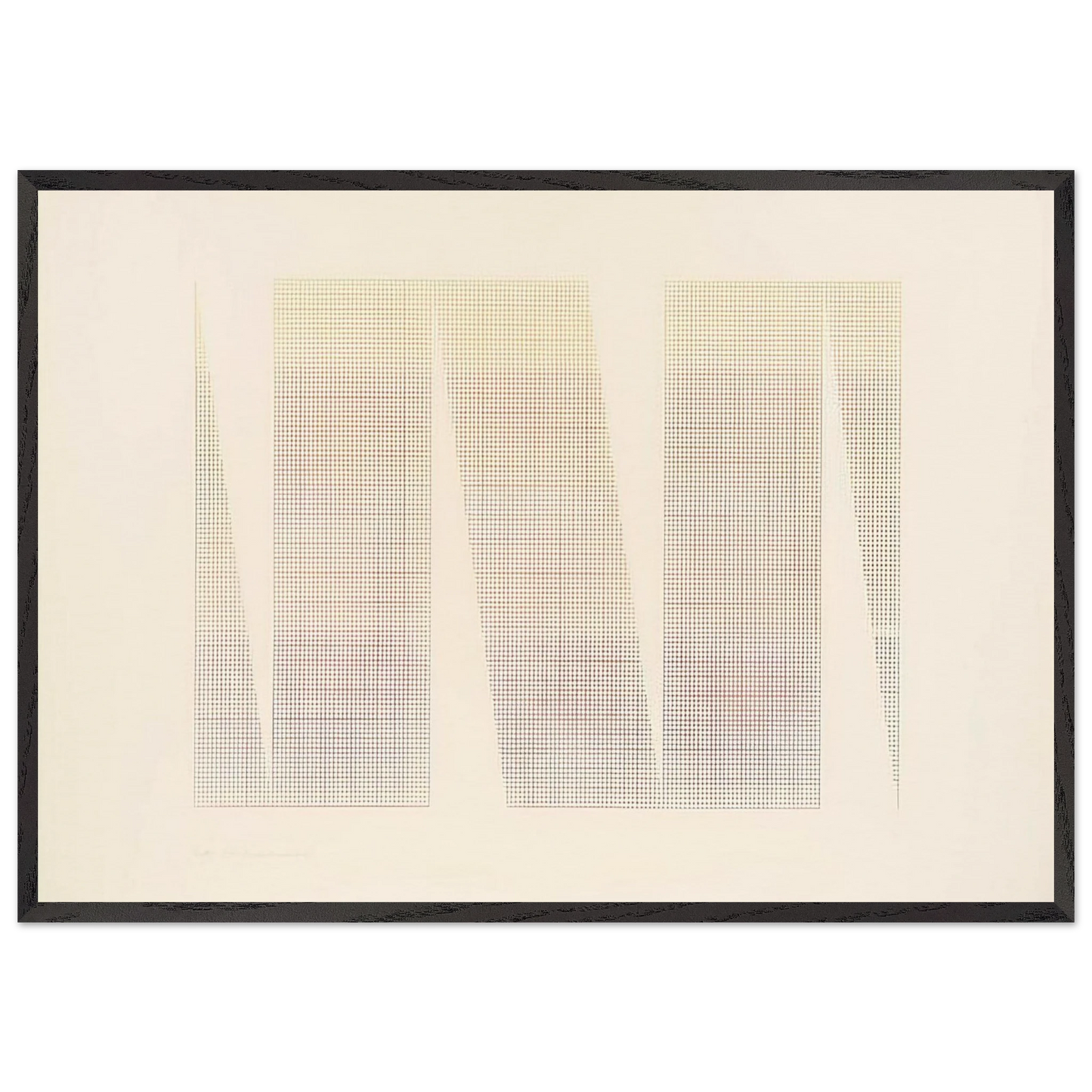Sixths - 1967 - Mark Lancaster 70x100 cm / 28x40 inches Framed Art Print – Black Wooden Frame