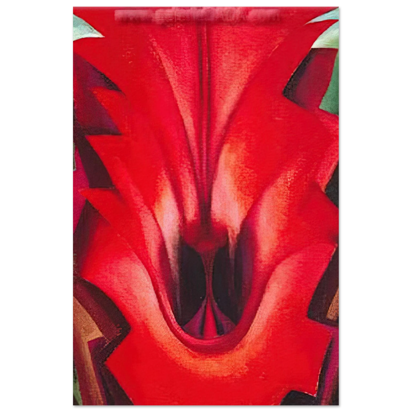 Georgia O'Keeffe - Inside Red Canna Fine Art Poster
