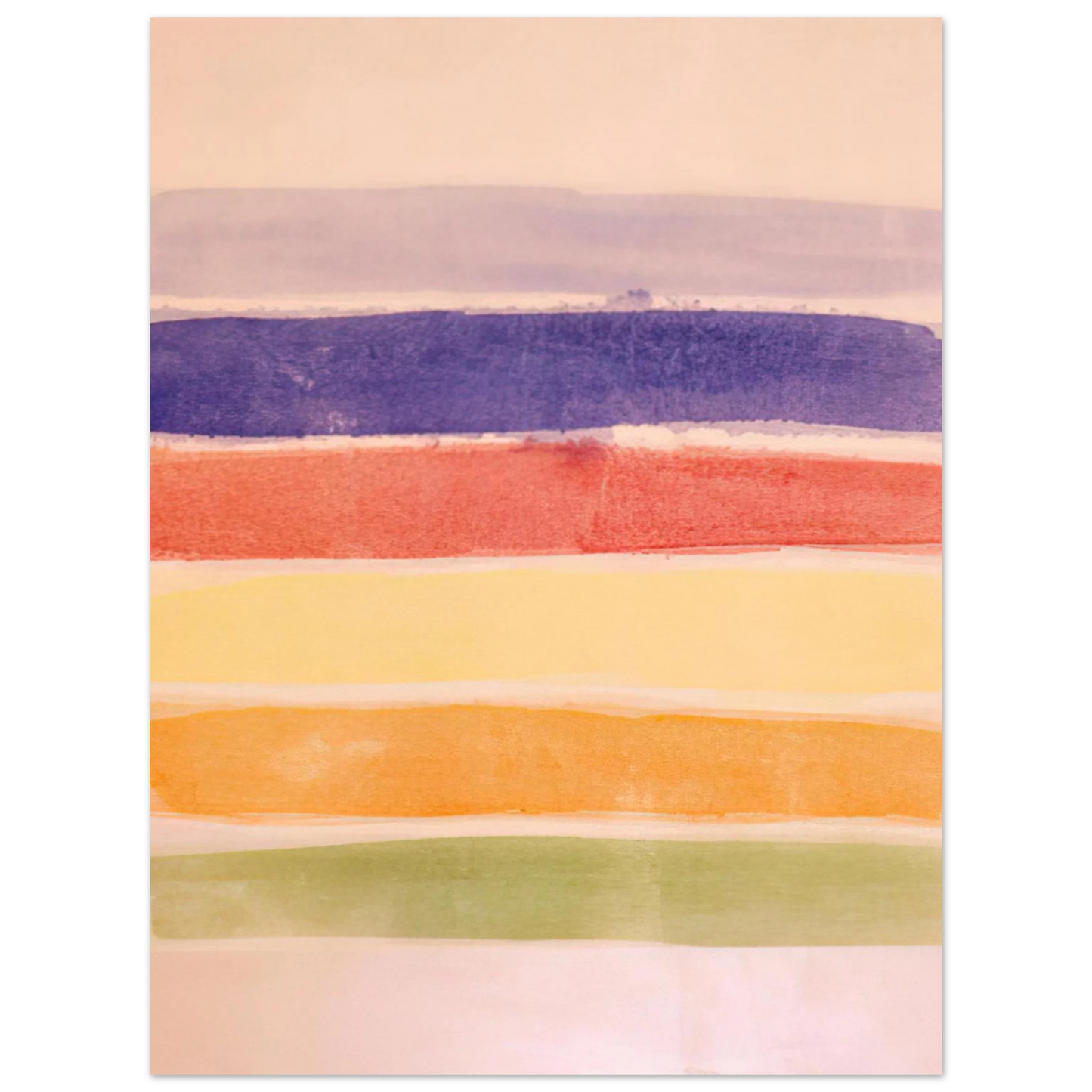 Ronnie Landfield - Meadow - 1981 75x100 cm / 30x40inches Fine Art Poster