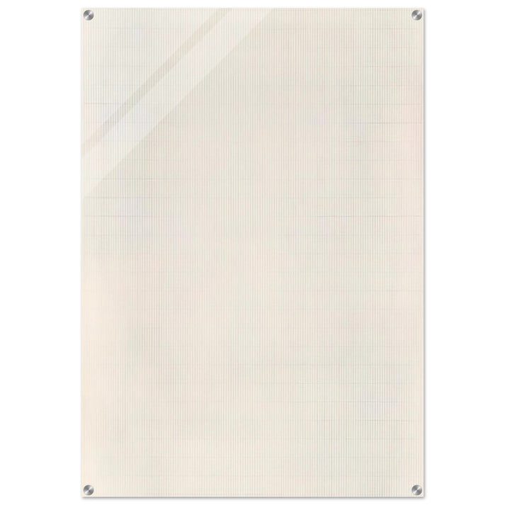 The Peach - Agnes Martin Acrylic Print - 70x100 cm / 28x40″ inches