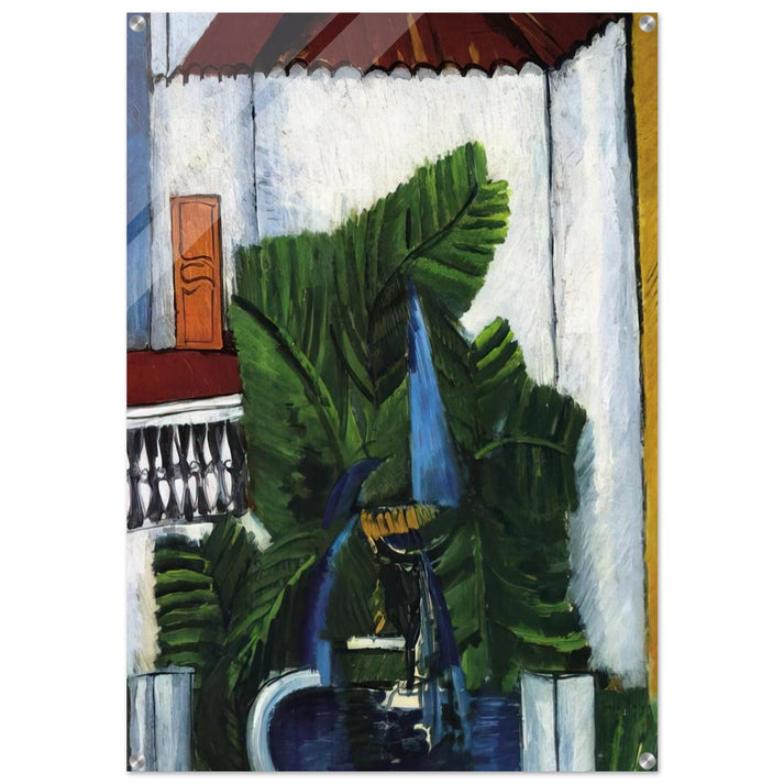 FOUNTAIN IN AVIGNON 1913 - Raoul Dufy Acrylic Print - 70x100 cm / 28x40″ inches | Raoul Dufy Wall Art | Raoul Dufy Prints
