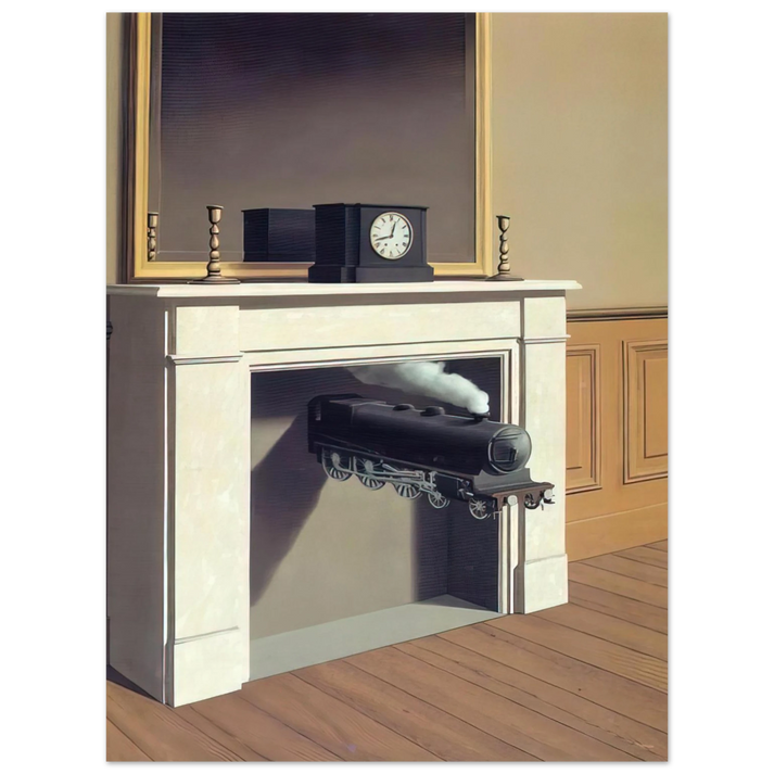 Rene Magritte - TIME TRANSFIXED 1938 75x100 cm / 30x40inches Fine Art Poster