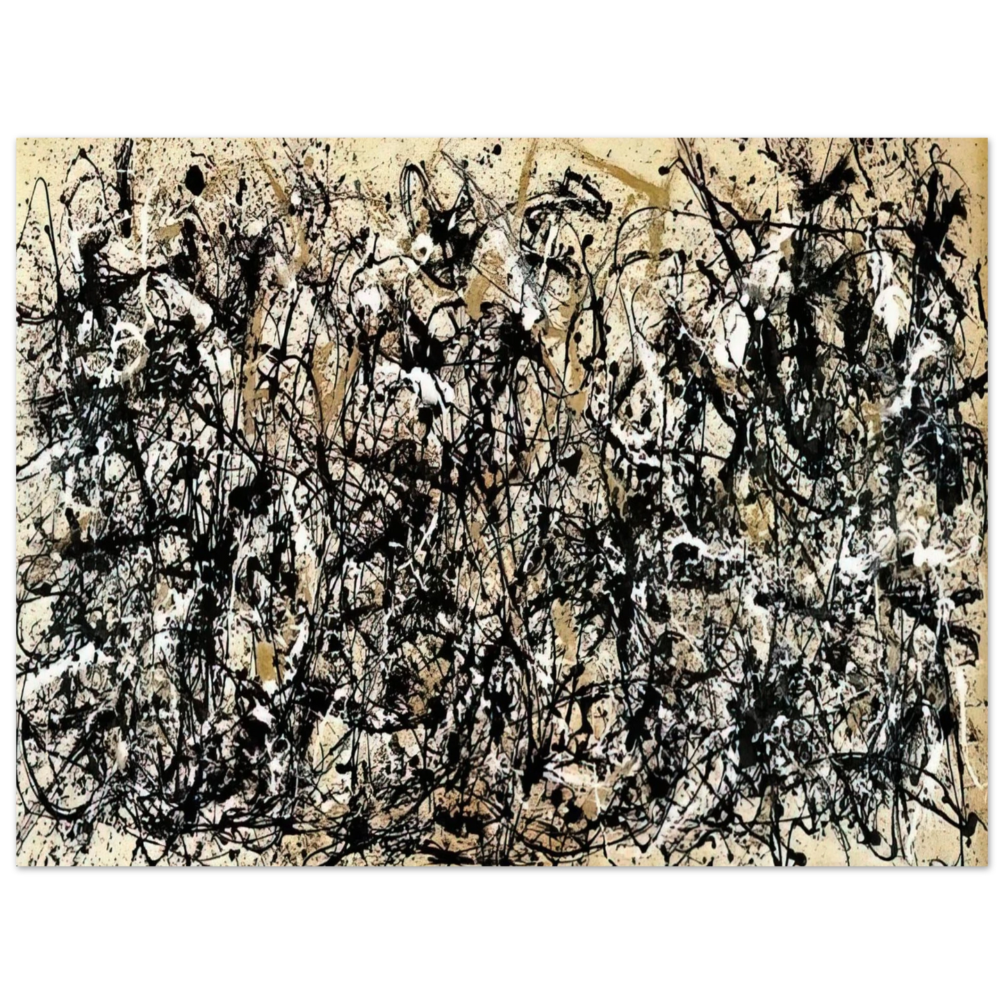 Jackson Pollock - NOT_DETECTED_185311 75x100 cm / 30x40inches Fine Art Poster
