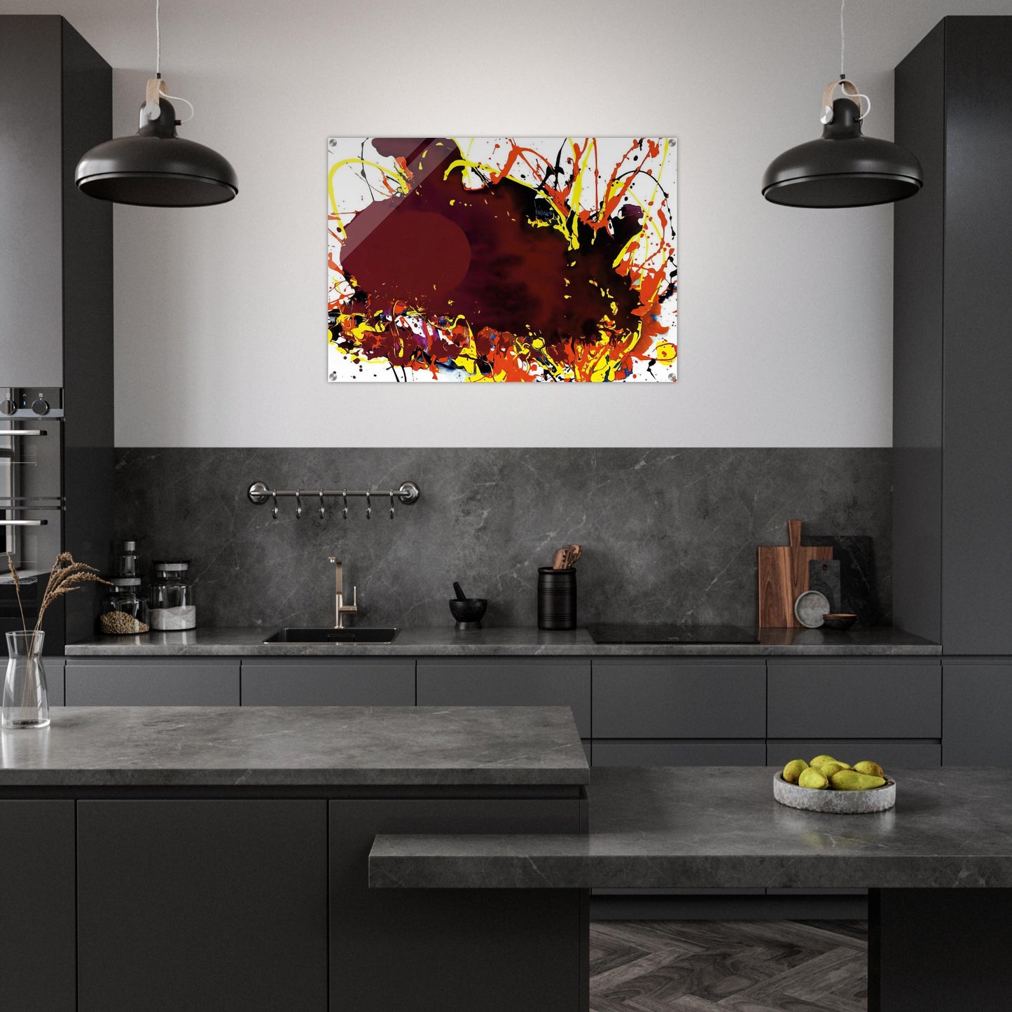 Untitled SFP94-139 SFF 1809 - Sam Francis Acrylic Print - 70x100 cm / 28x40″ inches | Sam Francis Wall Art | Sam Francis Prints