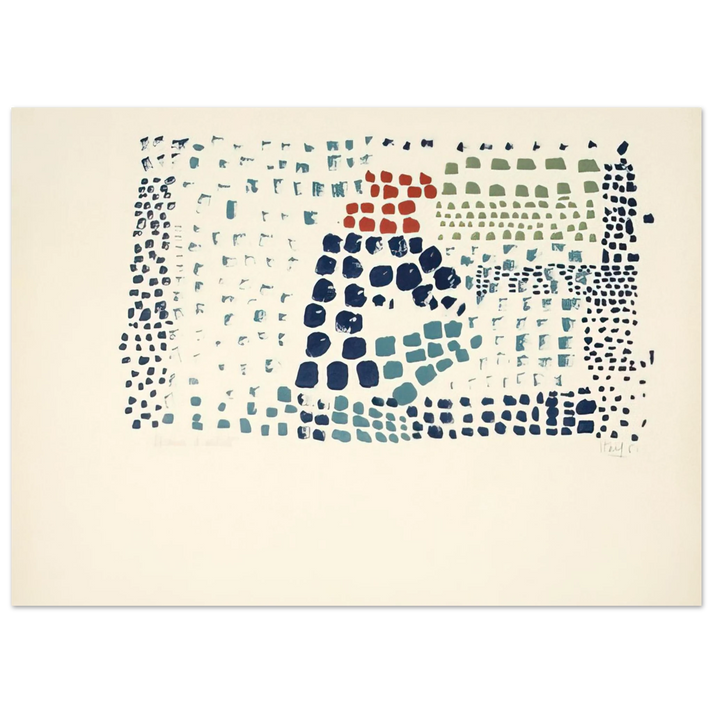 Nicolas de Stael - Study in Colour No. 1 Woimant Staël 93 - Art Informel Fine Art Poster