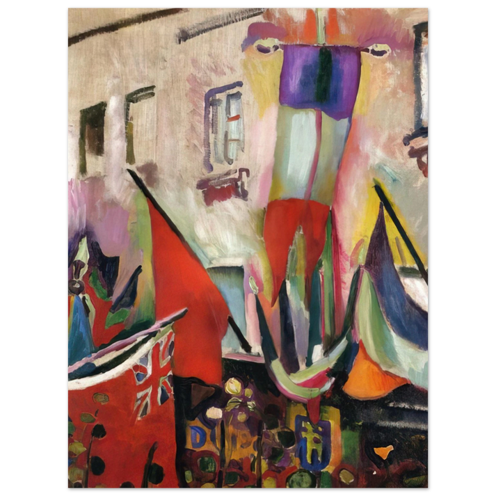 Raoul Dufy - FLAGS 1906 75x100 cm / 30x40inches Fine Art Poster