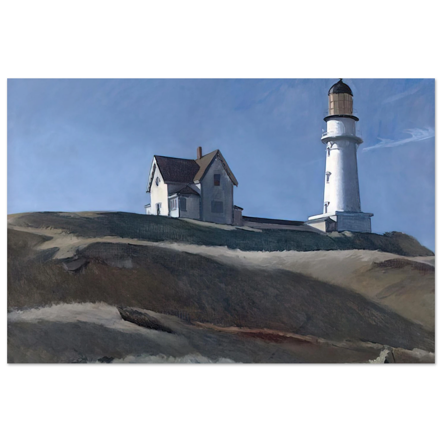 Edward Hopper - Lighthouse HIll Fine Art Poster
