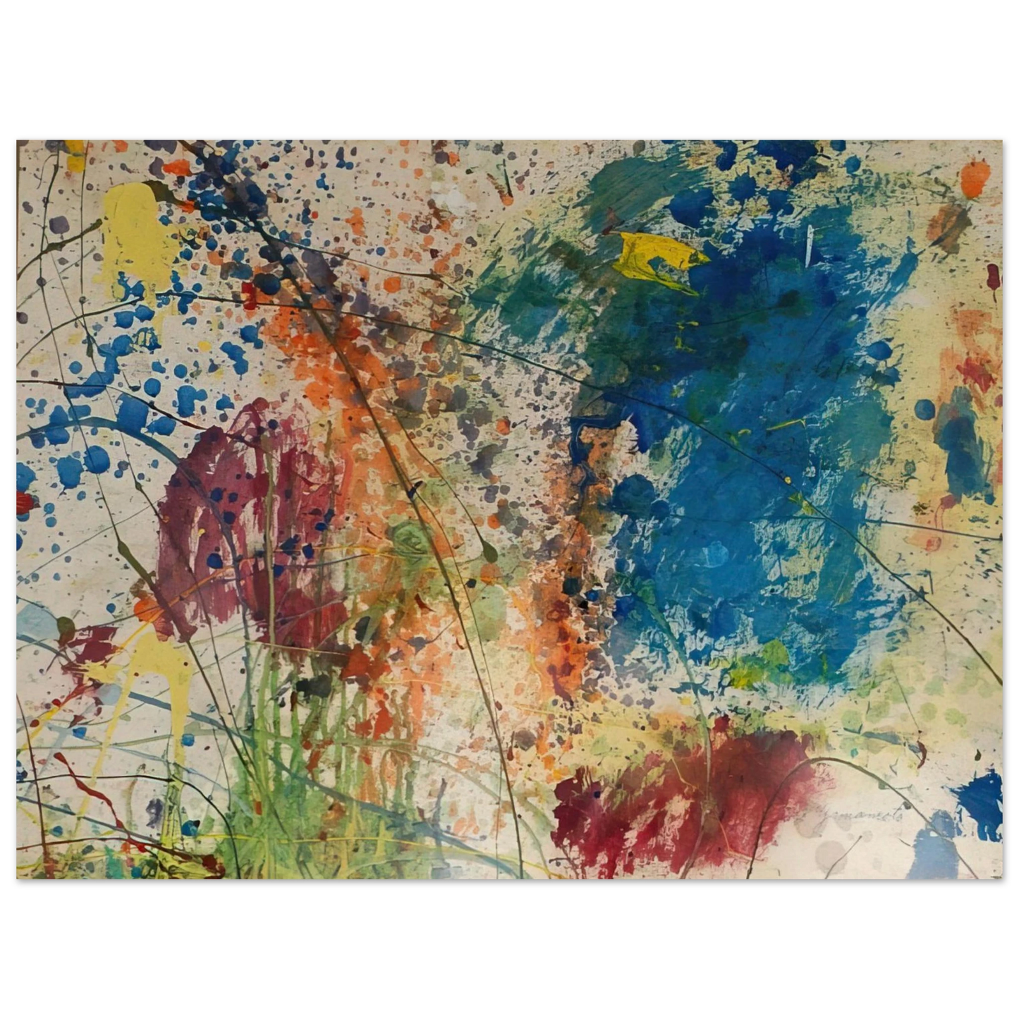 Taro Yamamoto - UNTITLED 1974 75x100 cm / 30x40inches Fine Art Poster