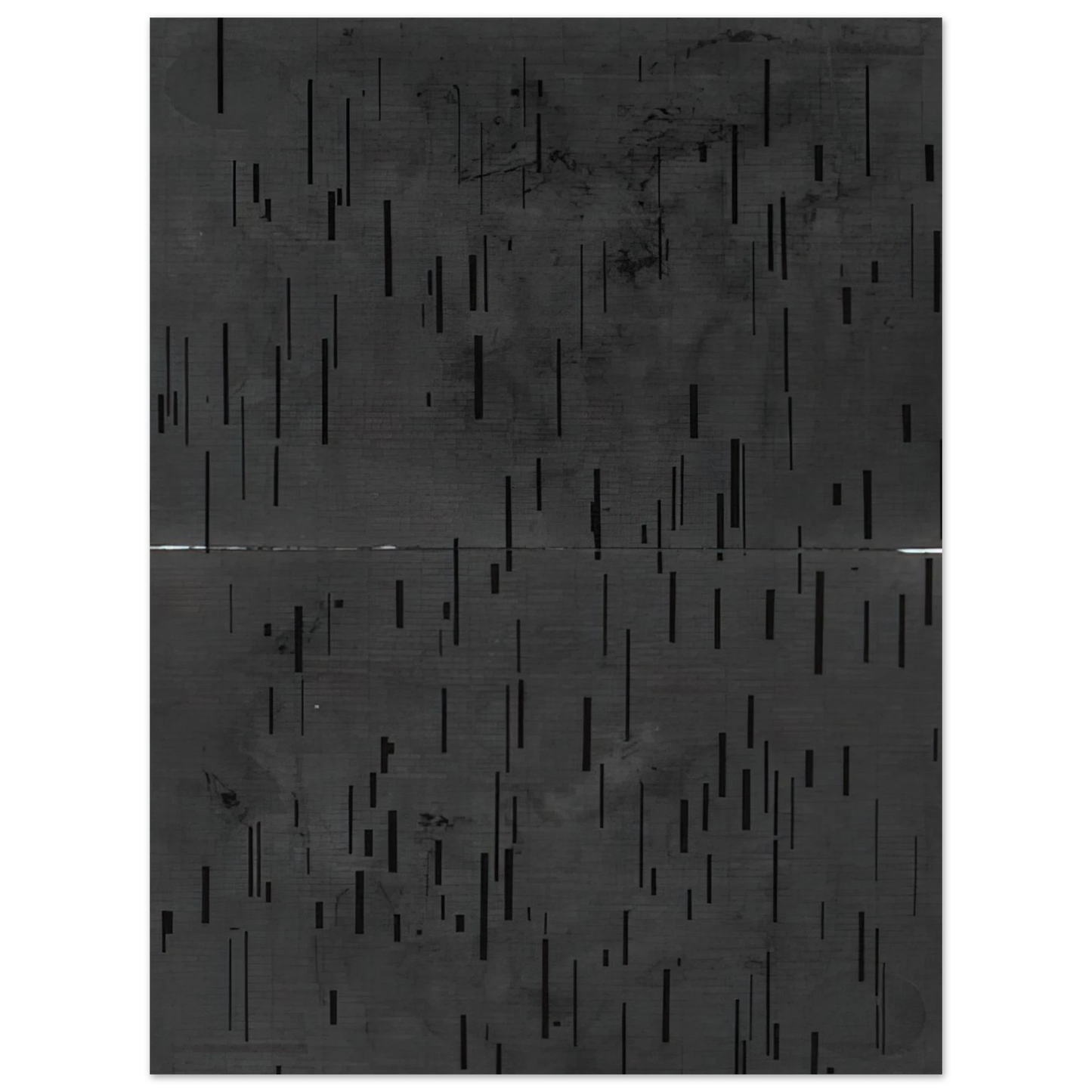 John Cage - Global Village 1-36 - Abstract Expressionism 75x100 cm / 30x40inches Fine Art Poster