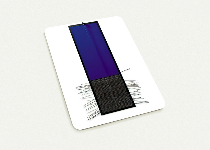 BLEU VERTICAL By Jesus Rafael Soto Pack of 10 Post Cards | Jesus Rafael Soto Post Cards | A6 (10.5 x 14.8 cm) - 4.1 x 5.8 inches