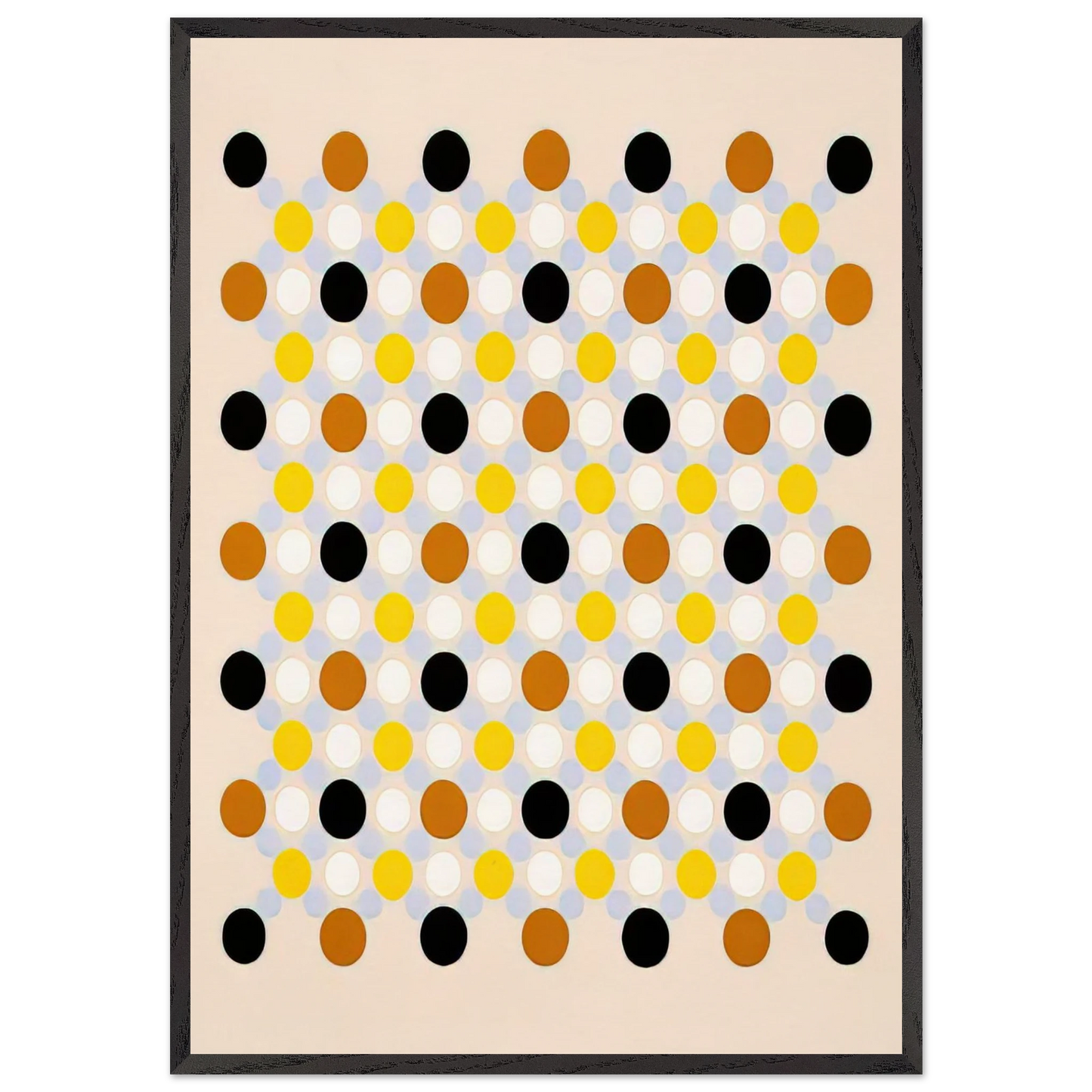 Rivet Lilt - 1962 - Thomas Downing 70x100 cm / 28x40 inches Framed Art Print – Black Wooden Frame