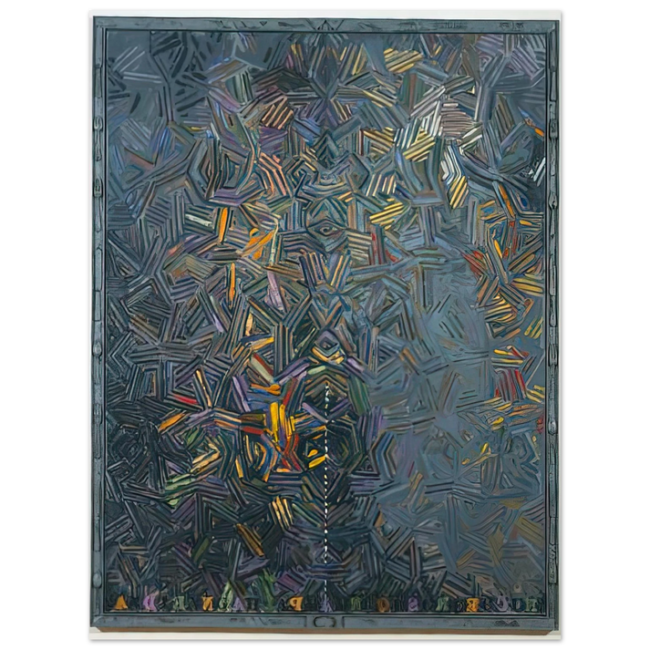Jasper Johns - DANCERS ON A PLANE 1981 75x100 cm / 30x40inches Fine Art Poster