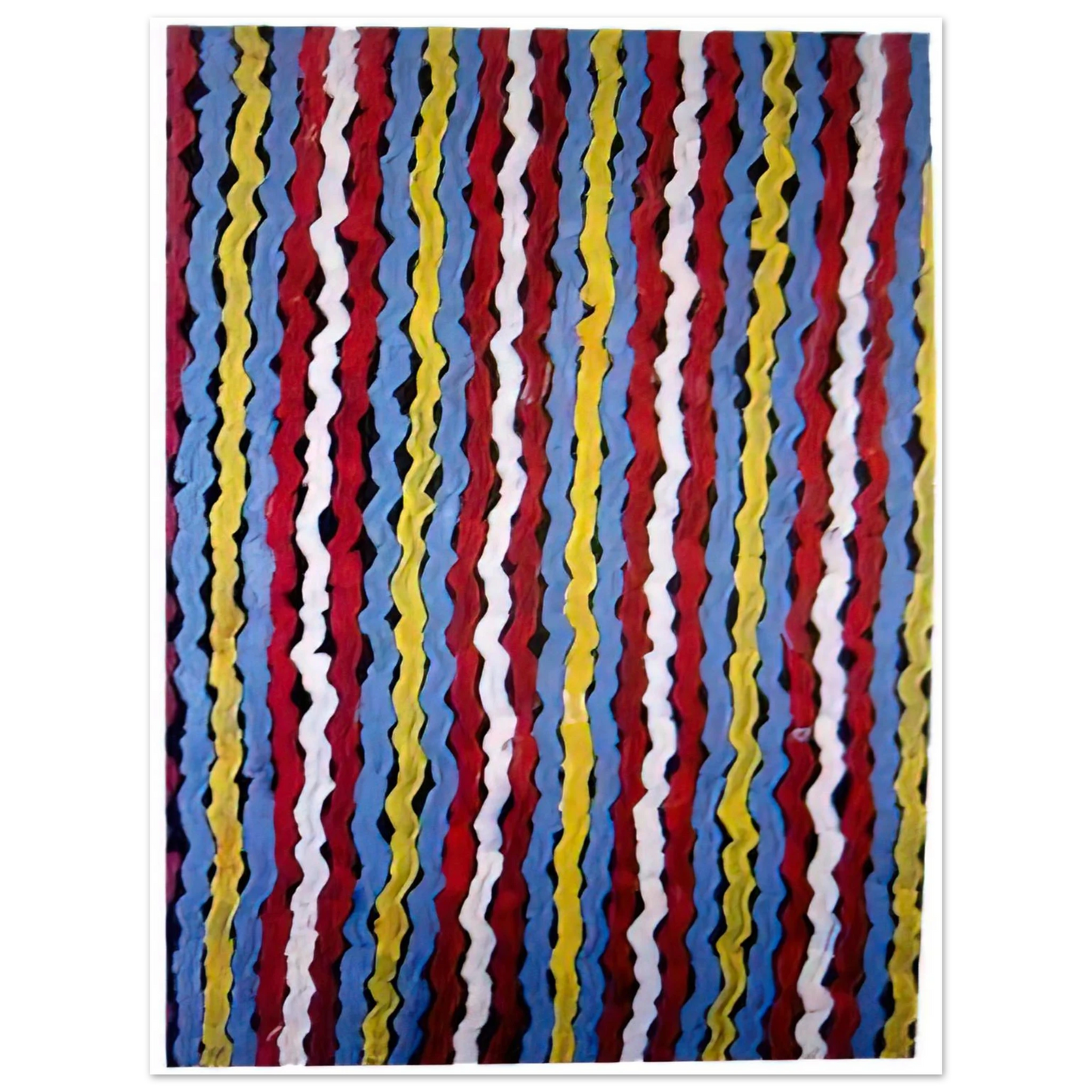 Clifford Possum Tjapaltjarri - Spear Dreaming - Native Art 75x100 cm / 30x40inches Fine Art Poster