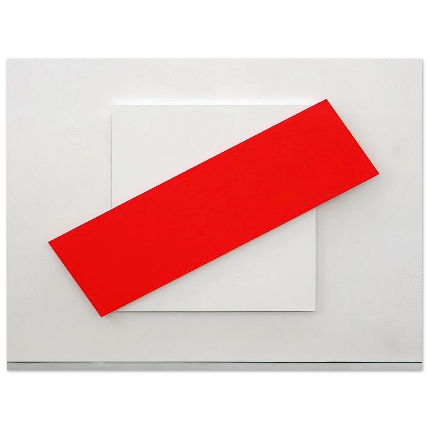 Ellsworth Kelly - Red Diagonal 75x100 cm / 30x40inches Fine Art Poster