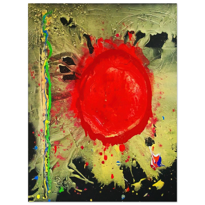 John Hoyland - Warrior Universe - 2010 75x100 cm / 30x40inches Fine Art Poster