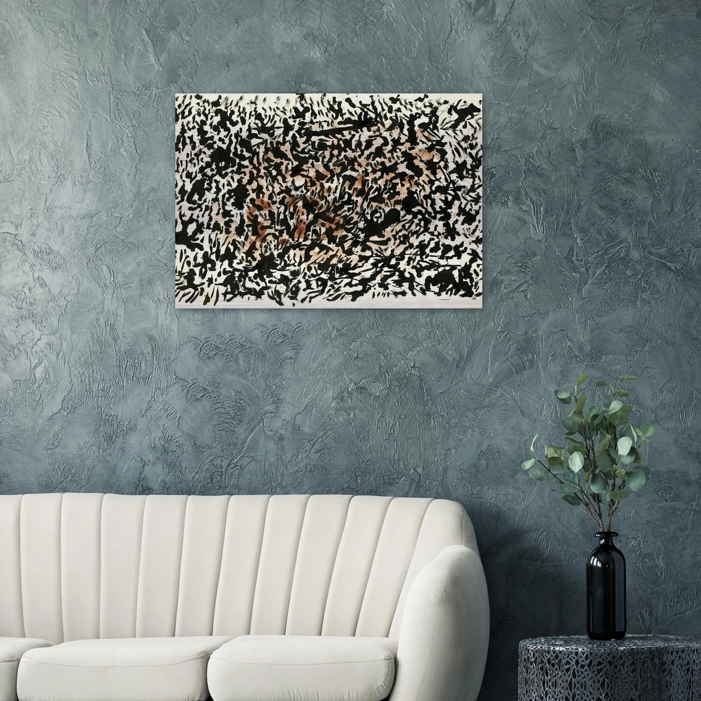 Untitled - 1979 - Henri Michaux Brushed Aluminum Print - 70x100 cm / 28x40 inches | Henri Michaux Aluminum Print | Henri Michaux Prints