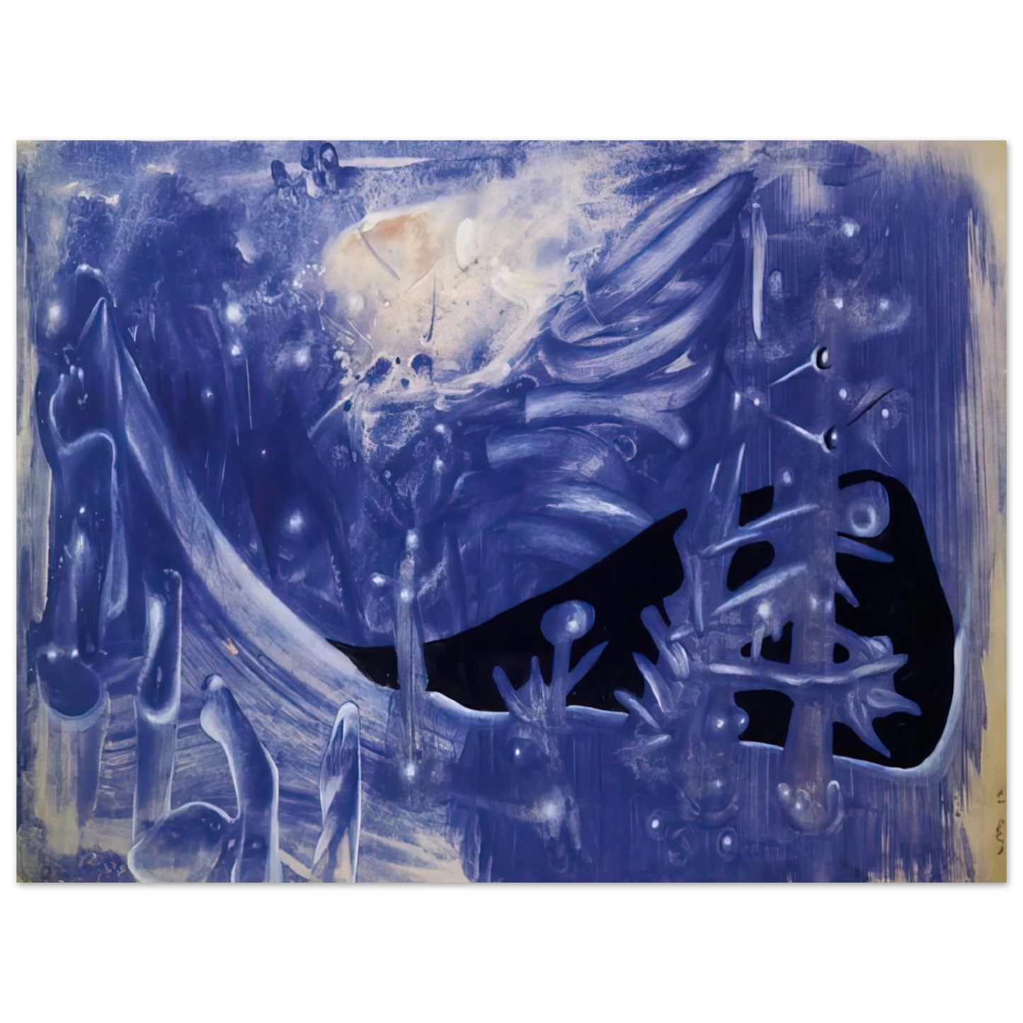 Roberto Matta - BLUE COMPOSITION 1937 75x100 cm / 30x40inches Fine Art Poster