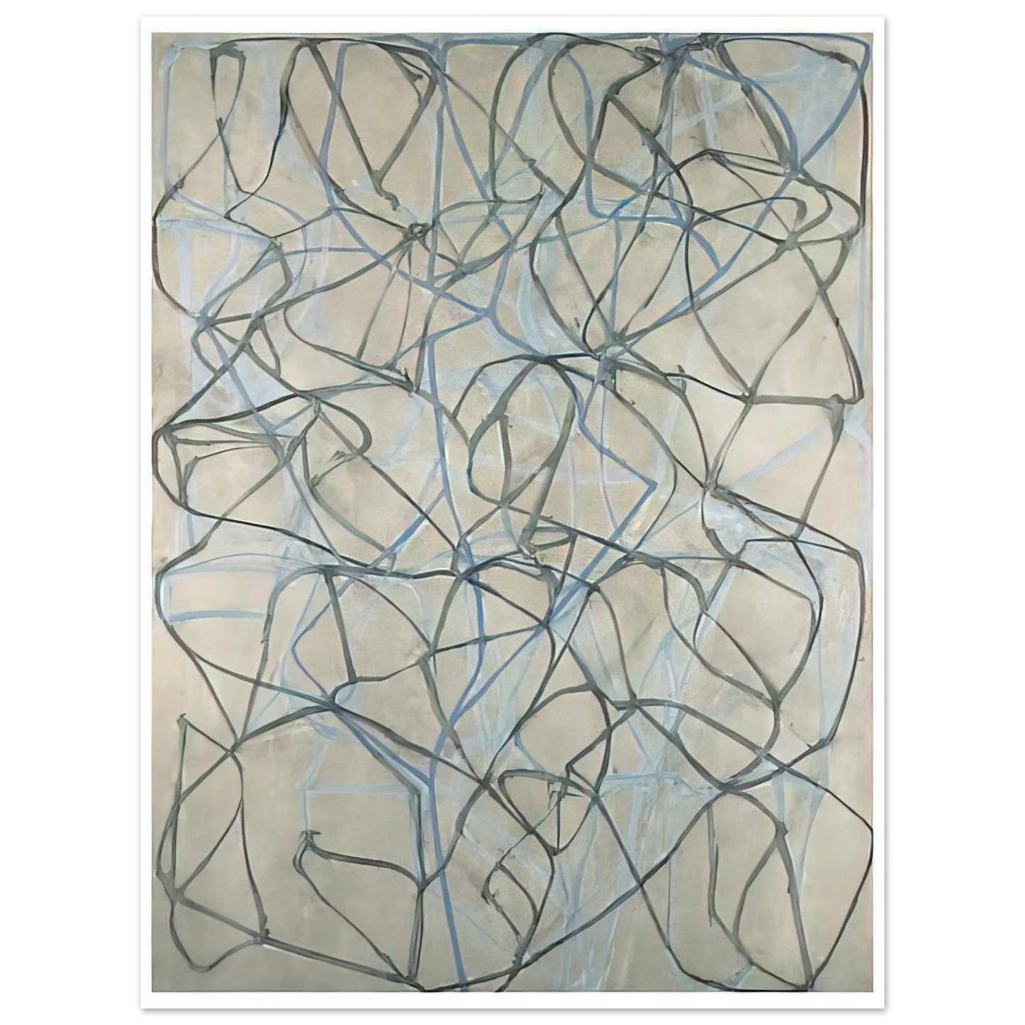 Brice Marden - The Studio - 1990 75x100 cm / 30x40inches Fine Art Poster