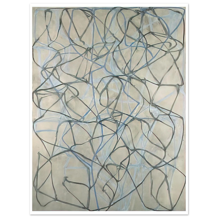 Brice Marden - The Studio - 1990 75x100 cm / 30x40inches Fine Art Poster