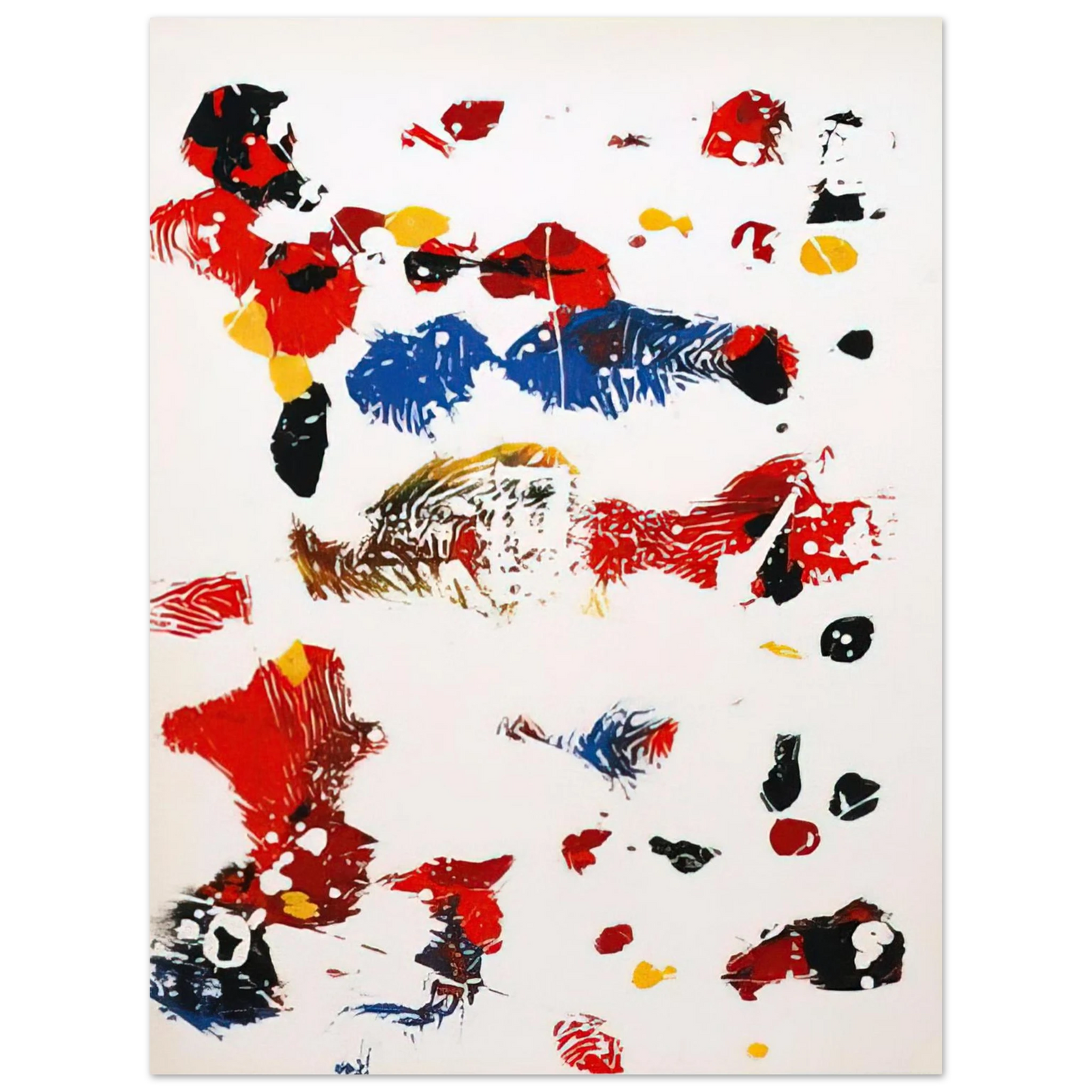 Sam Francis - Untitled SF27S 75x100 cm / 30x40inches Fine Art Poster