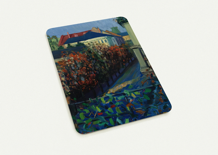 BLICK AUS DER BONNER WOHNUNG By Gabriele Munter Pack of 10 Post Cards | Gabriele Munter Post Cards | A6 (10.5 x 14.8 cm) - 4.1 x 5.8 inches