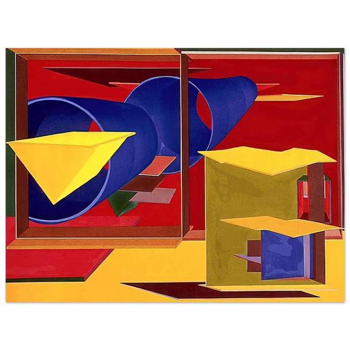 Al Held - Pachinko 75x100 cm / 30x40inches Fine Art Poster
