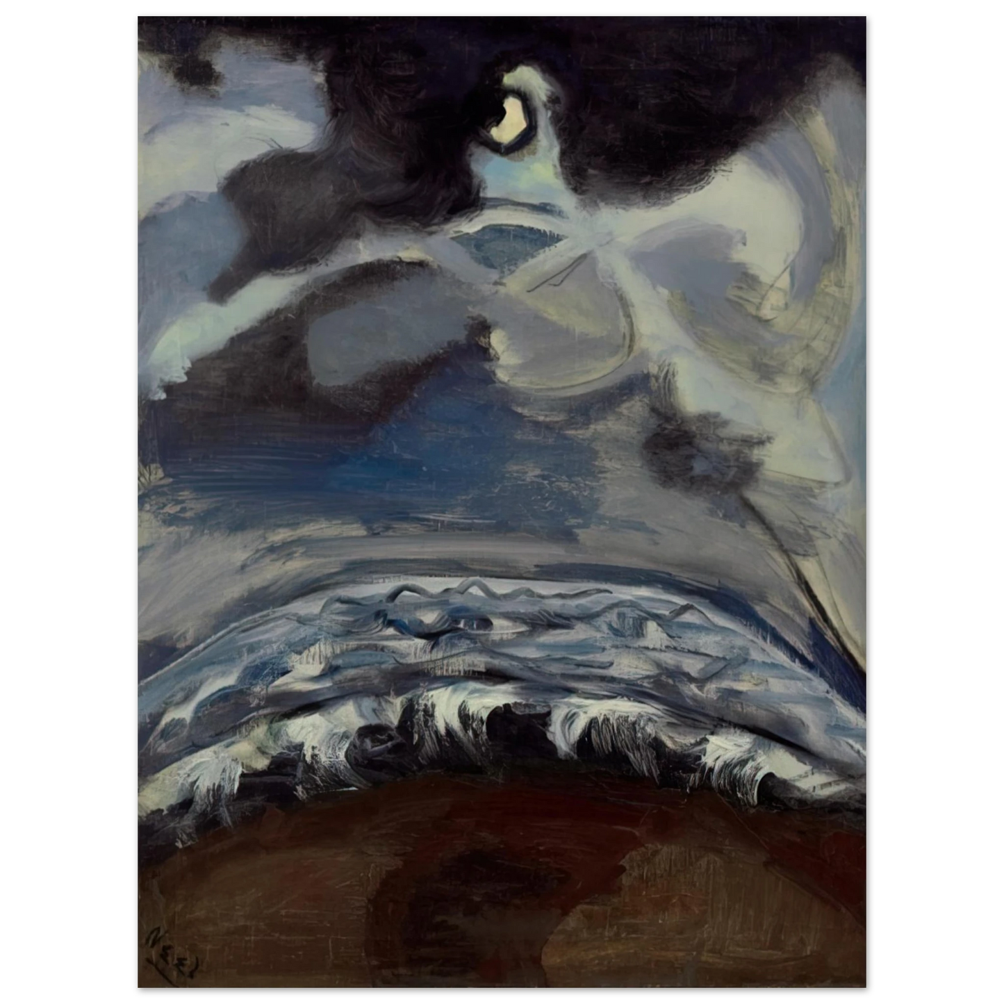 Alice Neel - The Sea 75x100 cm / 30x40inches Fine Art Poster