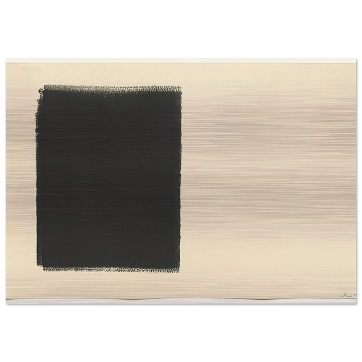 UNTITLED 14 PART ROLLER DRAWING 1973 - Richard Serra Brushed Aluminum Print - 70x100 cm / 28x40 inches | Richard Serra Aluminum Print | Richard Serra Prints