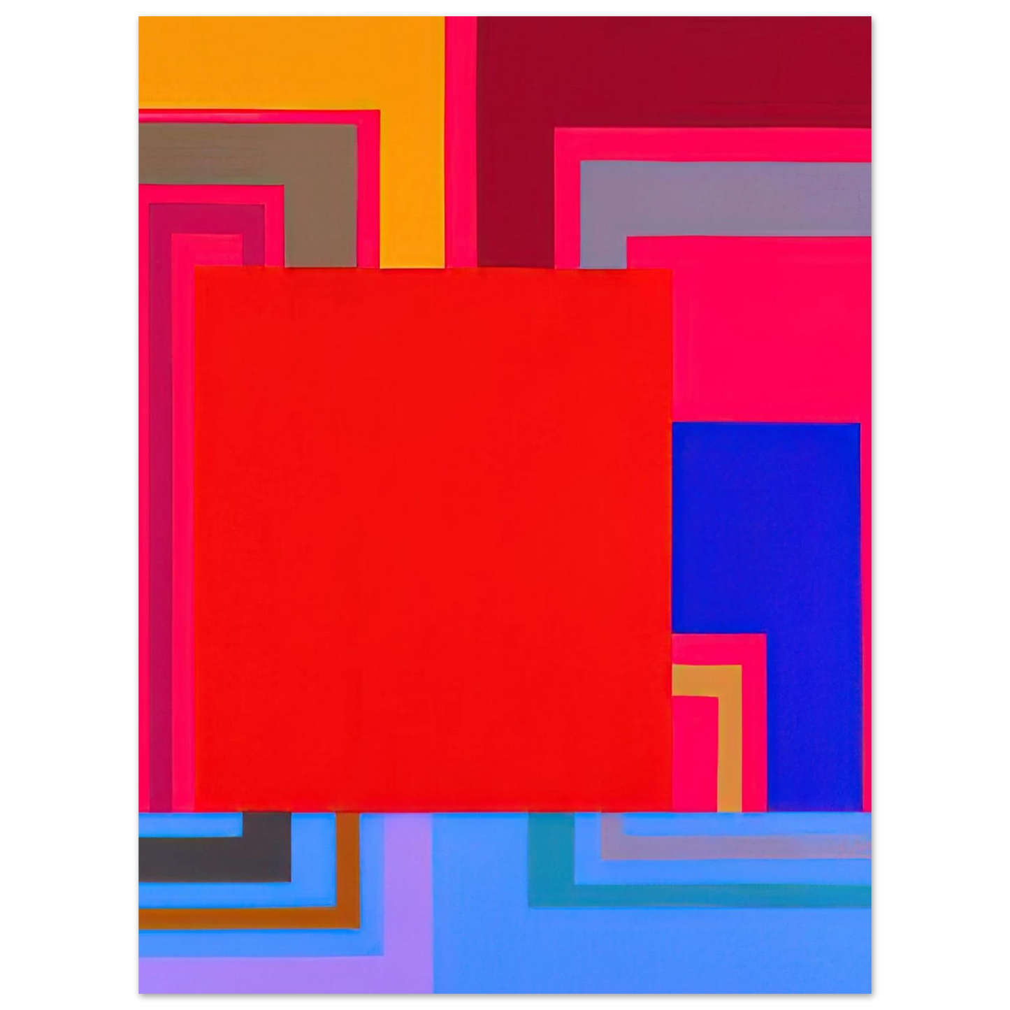 Peter Halley - Condition - 2002 75x100 cm / 30x40inches Fine Art Poster