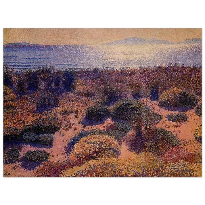 Henri-Edmond Cross - Plage de la Vignassa 75x100 cm / 30x40inches Fine Art Poster