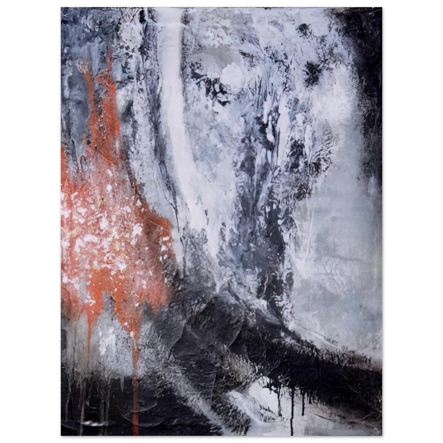 Jiro Yoshihara - Untitled - Tachisme 75x100 cm / 30x40inches Fine Art Poster