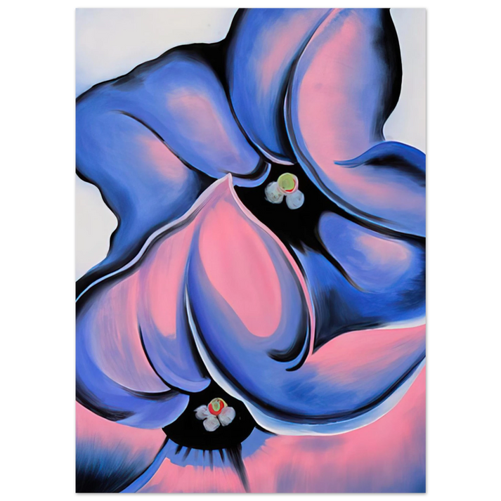 Georgia O'Keeffe - Purple Petunia Fine Art Poster